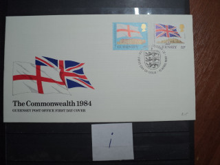 Фото марки Брит. Герсей 1984г конверт FDC