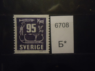 Фото марки Швеция 1964г *