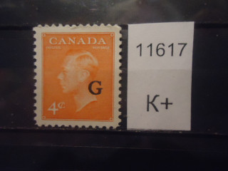 Фото марки Канада надпечатка **