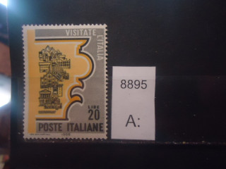 Фото марки Италия 1966г **