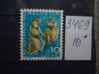 Фото марки Швейцария 1965г **