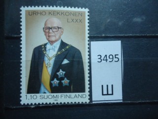 Фото марки Финляндия 1980г **