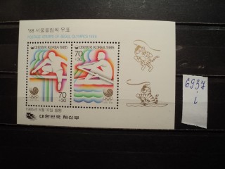 Фото марки Северная Корея блок 1985г **