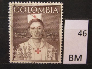 Фото марки Колумбия 1961г