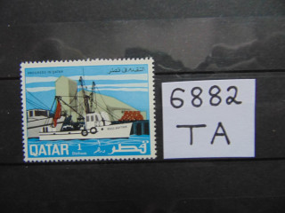 Фото марки Катар 1969г **