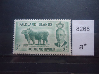 Фото марки Брит. Фалклендские острова 1952г **