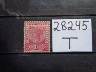 Фото марки Британские Каймановы Острова 1901г *
