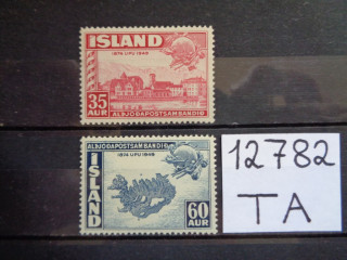Фото марки Исландия 1949г **