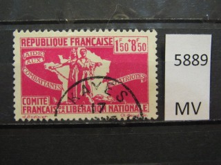 Фото марки Франц. Алжир 1943г
