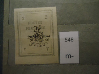 Фото марки Персия 1906г надпечатка *