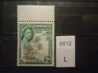 Фото марки Брит. Ямайка 1953г **
