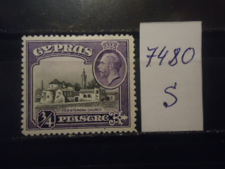 Фото марки Брит. Кипр 1935г *