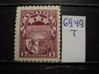 Фото марки Латвия 1923г **