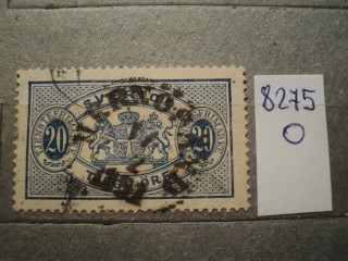 Фото марки Швеция 1874г