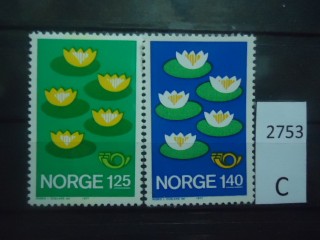 Фото марки Норвегия 1977г серия **
