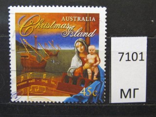 Фото марки Остров Рождества 1996г