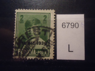 Фото марки Румыния 1930г надпечатка