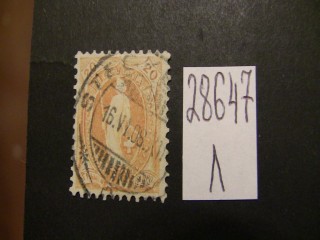 Фото марки Швейцария 1882г