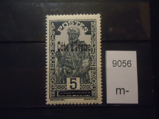 Фото марки Франц. Берег Слоновой Кости 1931г надпечатка *