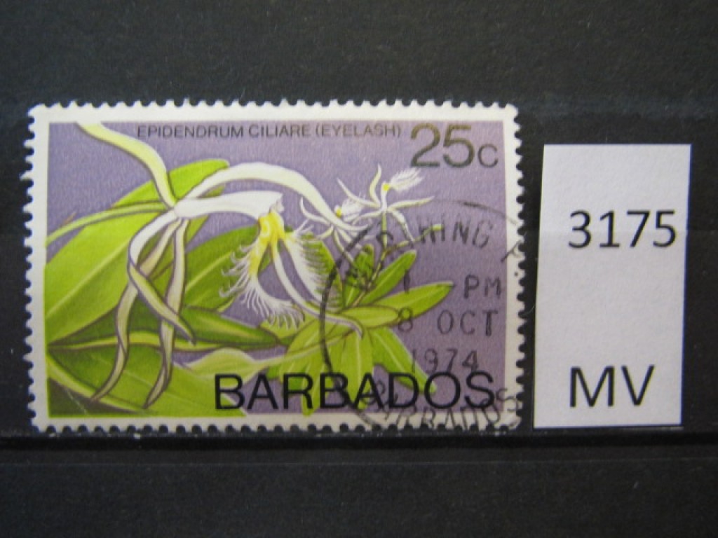 Фото марки Барбадос 1974г