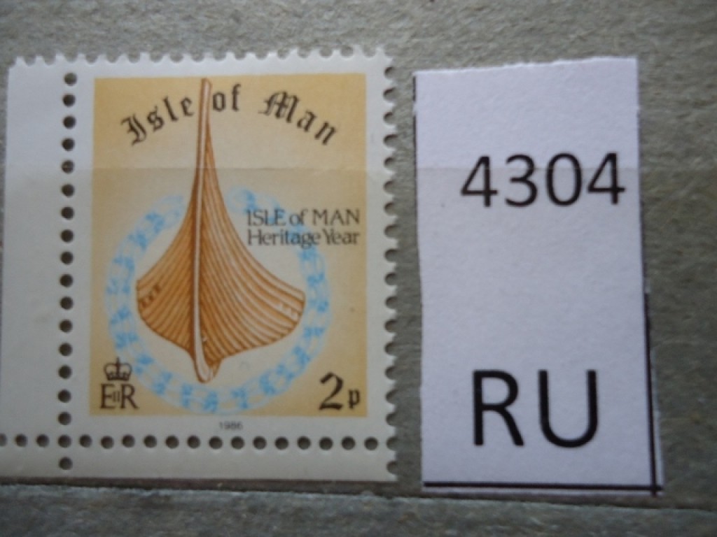 Фото марки Остров Мэн 1986г **