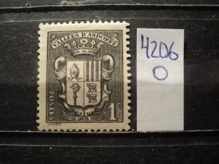 Фото марки Андорра 1936г *