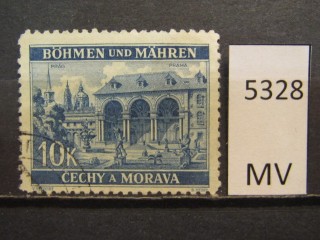 Фото марки Германская оккупация Чехословакии 1940г