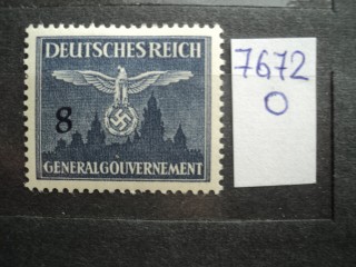 Фото марки Германская оккупация Польши 1943г *