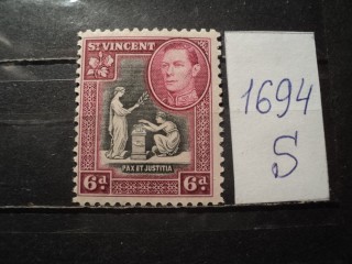 Фото марки Ст. Винсент 1938г **