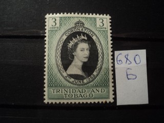 Фото марки Брит. Тринидад 1954г *