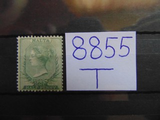 Фото марки Британская Мальта 1885г *