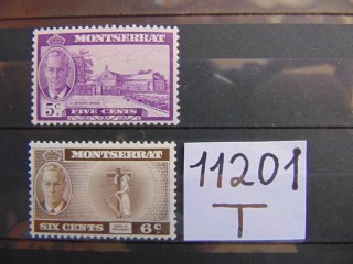 Фото марки Британский Монсеррат 1951г **