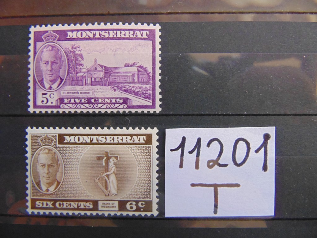 Фото марки Британский Монсеррат 1951г **