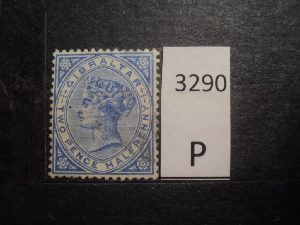 Фото марки Брит. Гибралтар 1886г