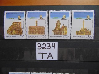 Фото марки Сан Марино серия 1988г **
