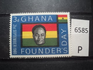 Фото марки Гана 1960г **