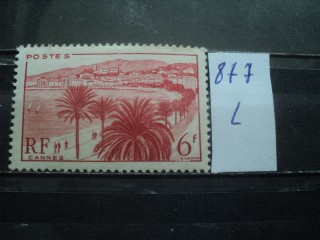 Фото марки Франция 1947г **