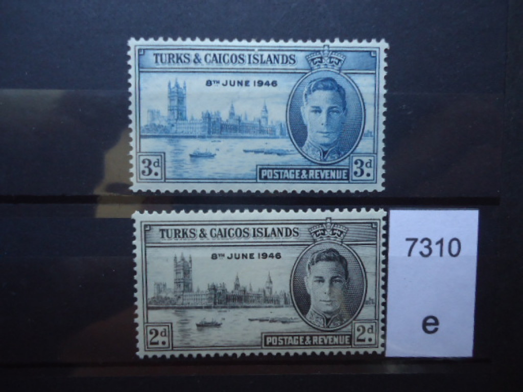 Фото марки Теркс и Кайкос 1946г *