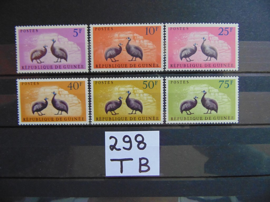 Фото марки Гвинея серия 1961г **