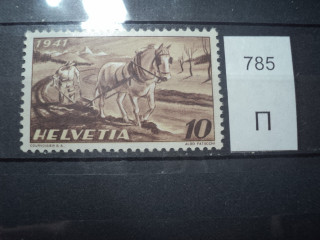 Фото марки Швейцария 1941г *