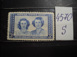 Фото марки Бечуанленд 1947г *