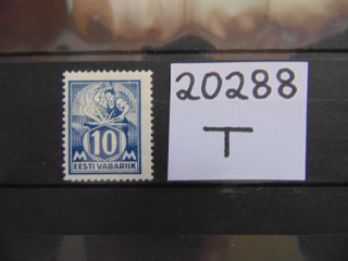 Фото марки Эстония 1921г **