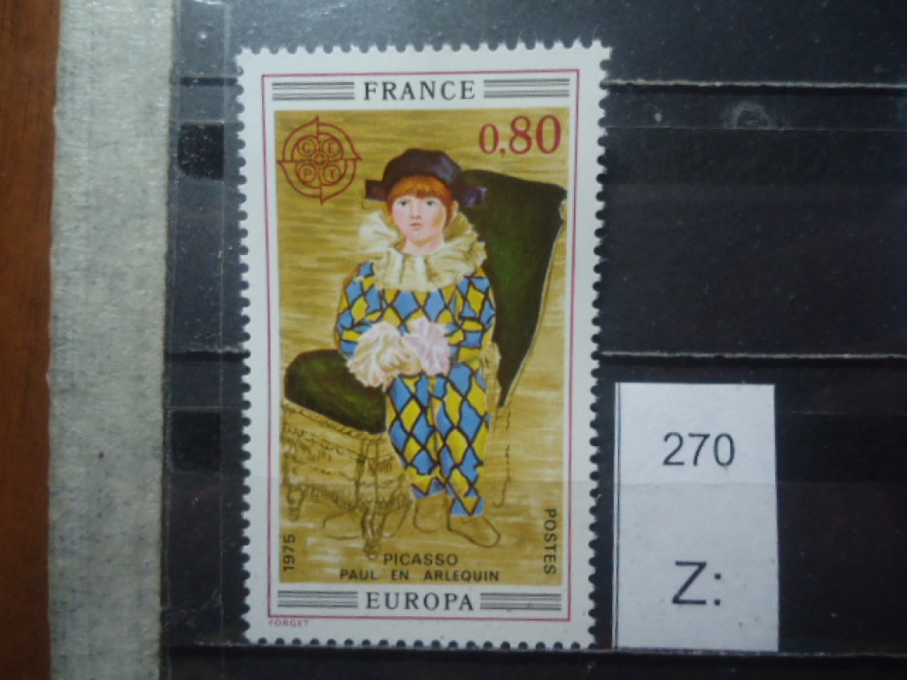 Фото марки Франция 1975г **