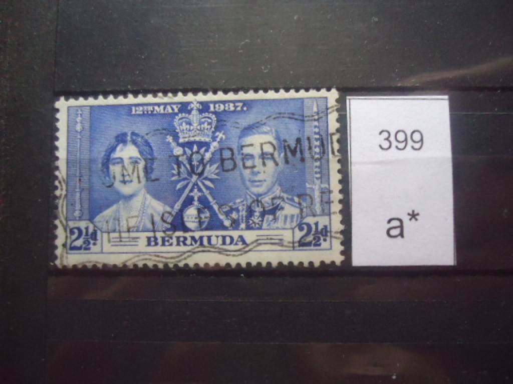 Фото марки Брит. Бермудские острова 1937г