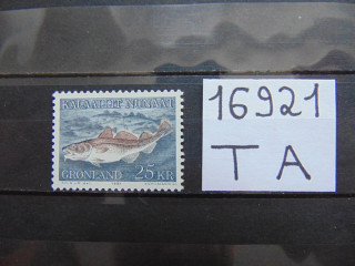 Фото марки Гренландия марка 1981г **