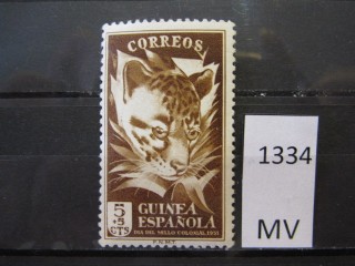 Фото марки Испанская Гвинея 1950г *