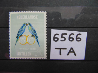 Фото марки Голландские Антильские Острова марка 1966г **