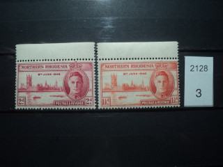 Фото марки Брит. Северная Родезия 1946г **