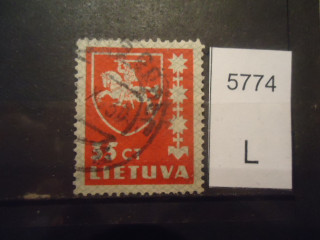 Фото марки Литва 1937г