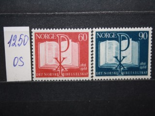 Фото марки Норвегия 1966г серия **